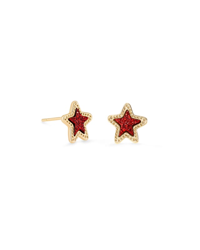 Jae Star Gold Stud Earrings image number 0.0